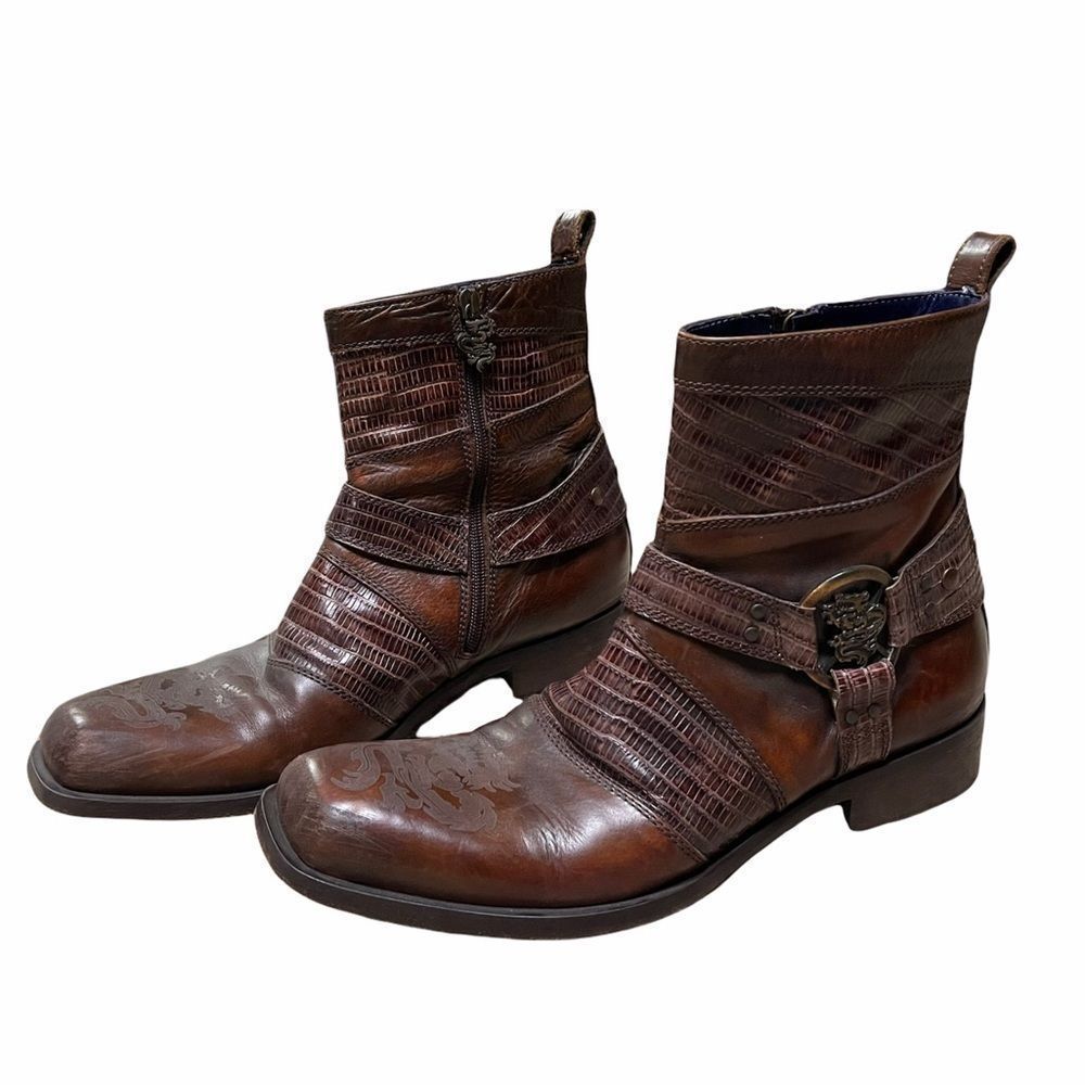 Mark Nason Brown Leather Adler Boot Size 9